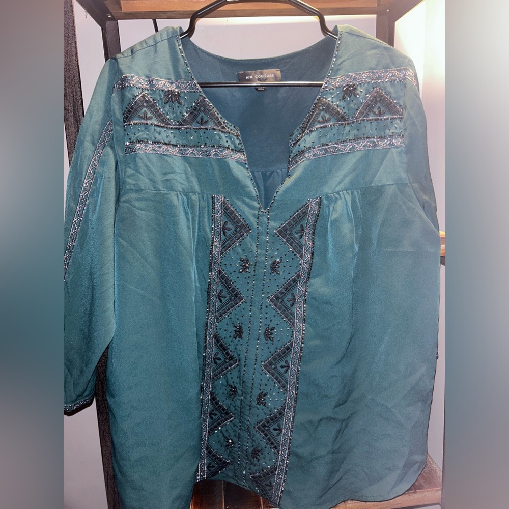 MM Couture boho style shirt